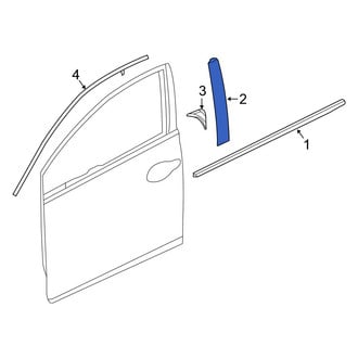Honda OE - Front Left Door Applique