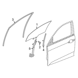 Honda OE - Door - Glass & Hardware (Coupe)