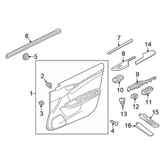 Honda OE - Door - Interior Trim (Coupe)