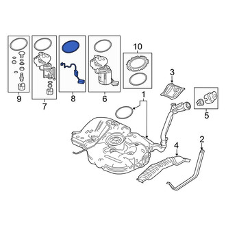 Honda OE - Fuel Sender and Hanger Assembly