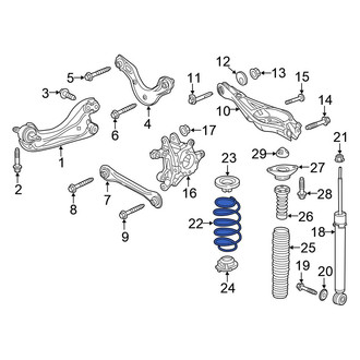 Honda OE - Rear Coil Spring