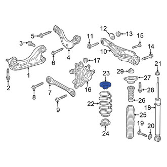 Honda OE - Upper Coil Spring Insulator