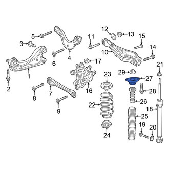 Honda OE - Rear Suspension Shock Absorber Mount