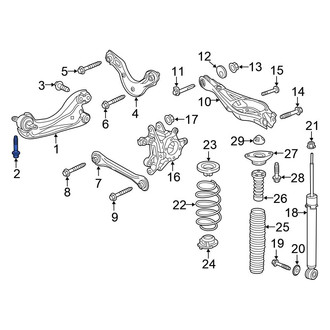 Honda OE - Outer Suspension Trailing Arm Bolt