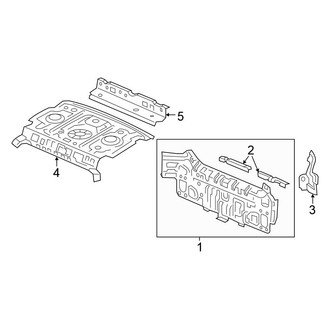 Honda OE - Rear Body & Floor - Rear Body (EX / EX-L / EX-T / LX / Touring Sedan)