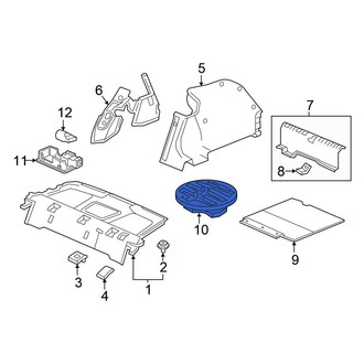 Honda OE - Rear Floor Storage Compartment