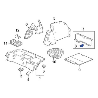 Honda OE - Trunk Trim Scuff Plate Cap