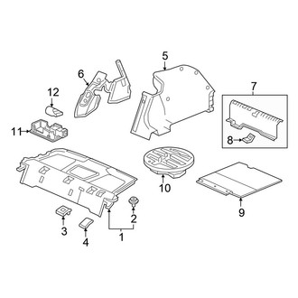 Honda OE - Rear Body & Floor - Interior Trim (Sedan)