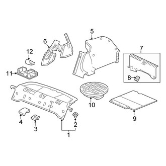 Honda OE - Rear Body & Floor - Interior Trim (Coupe)