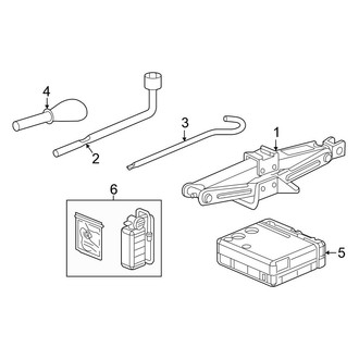 Honda OE - Rear Body & Floor - Jack & Components (Sedan)