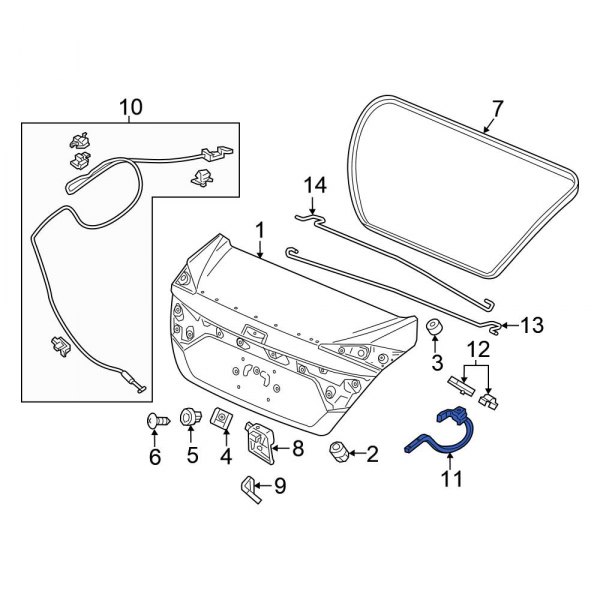 Deck Lid Hinge