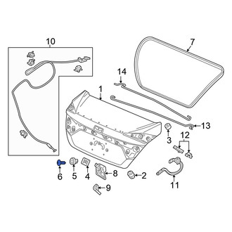 Honda OE - Liftgate Bolt