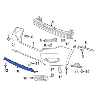Honda OE - Rear Valance Panel