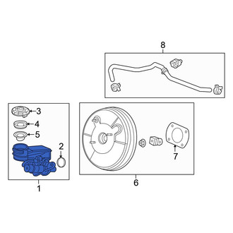 Honda OE - Brake Master Cylinder