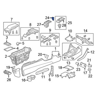Honda OE - Electronic Parking Brake Control Switch