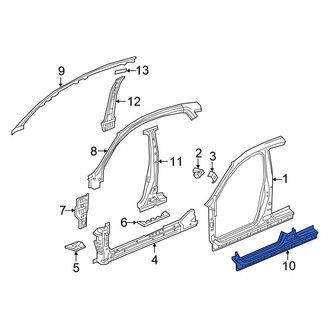 Civic Rocker Panel Honda Civic Rocker Panels, Floor Pans, Moldings — CARiD.com