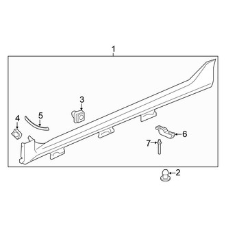 Honda OE - Pillars, Rocker & Floor - Exterior Trim
