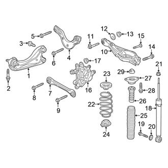 Honda OE - Rear Suspension - Suspension Components (Hatchback)