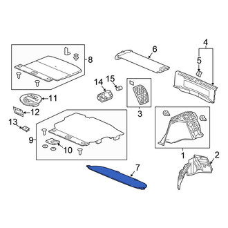 Honda OE - Rear Floor Storage Compartment Lid
