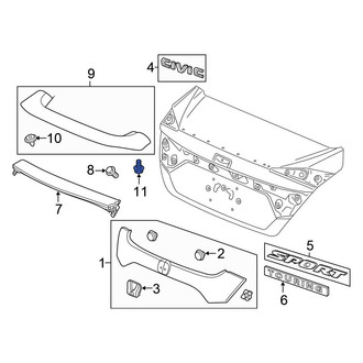 Honda OE - Spoiler Bolt