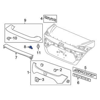 Honda OE - Spoiler Bolt