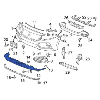 Honda OE - Front Lower Grille