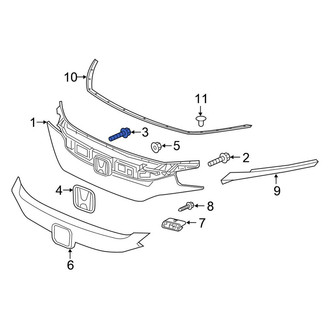 Honda OE - Grille Emblem Screw