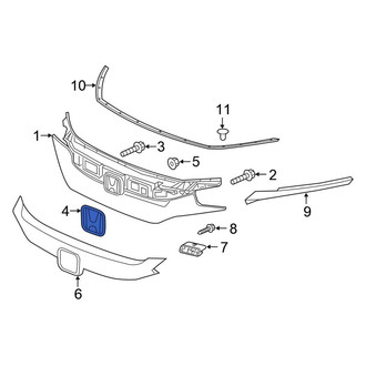 Honda OE - Front Grille Emblem