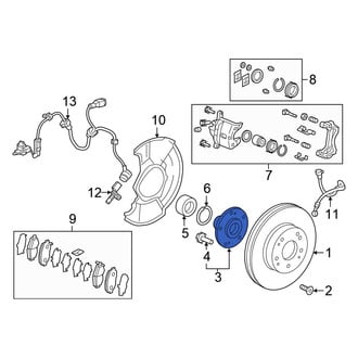 Honda OE - Front Wheel Hub