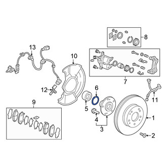 Honda OE - Wheel Bearing Snap Ring