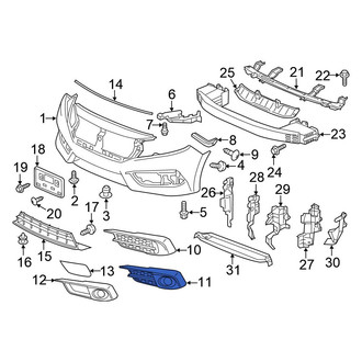 Honda OE - Front Left Fog Light Cover