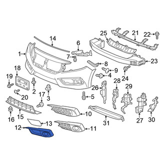 Honda OE - Front Left Fog Light Trim