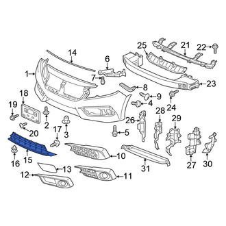 Honda OE - Front Lower Grille