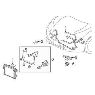 Honda OE - Front Bumper & Grille - Electrical Components