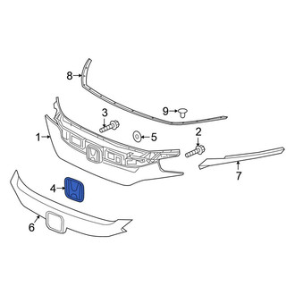 Honda OE - Front Grille Emblem
