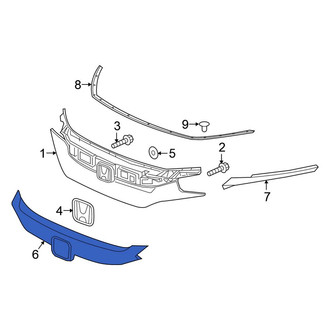 Honda OE - Front Center Grille Molding