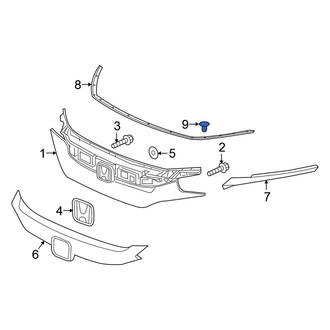 Honda OE - Hood Seal Clip