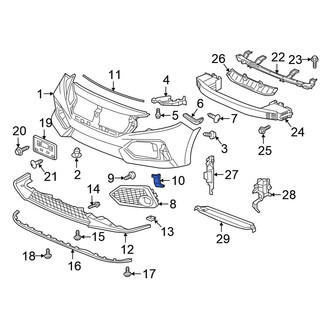 Honda OE - Front Right Fog Light Cover