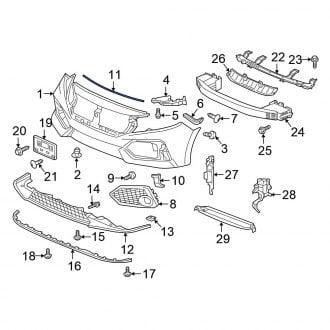 Honda OE - Bumper Seal