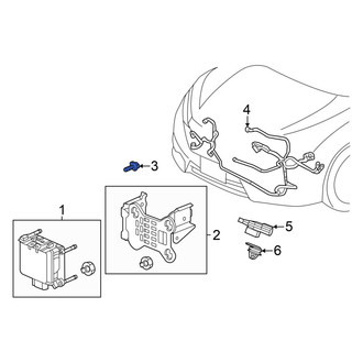 Honda OE - Battery Vent Tube Bolt