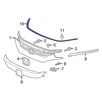 Honda OE - Grille Seal