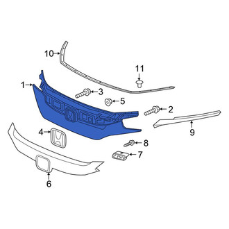 Honda OE - Front Upper Grille