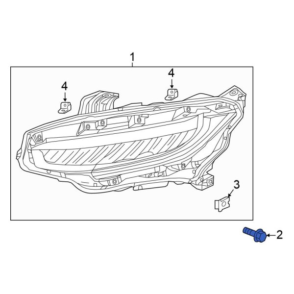 Headlight Mounting Bolt