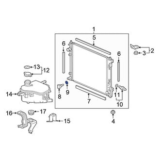 Honda OE - Radiator Drain Plug Gasket