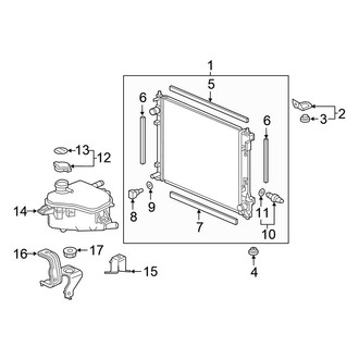 Honda OE - Cooling - Radiator & Components