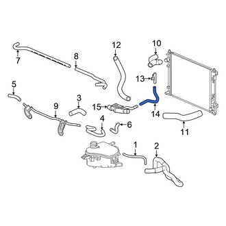 Honda OE - Upper Radiator Coolant Hose