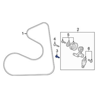 Honda OE - Belt Tensioner Bolt