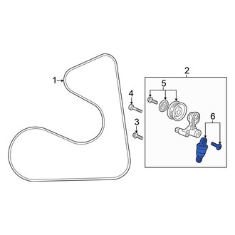 Honda OE - Belt Tensioner Damper