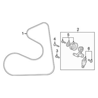 Honda OE - Cooling - Belts & Pulleys (2.0L)