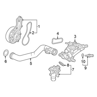 Honda OE - Cooling - Water Pump (2.0L)